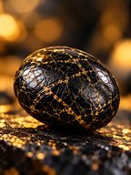 Vajra Kavach Stone – Premium Black Gold Stone