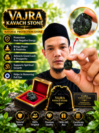 Vajra Kavach Stone – Premium Black Gold Stone